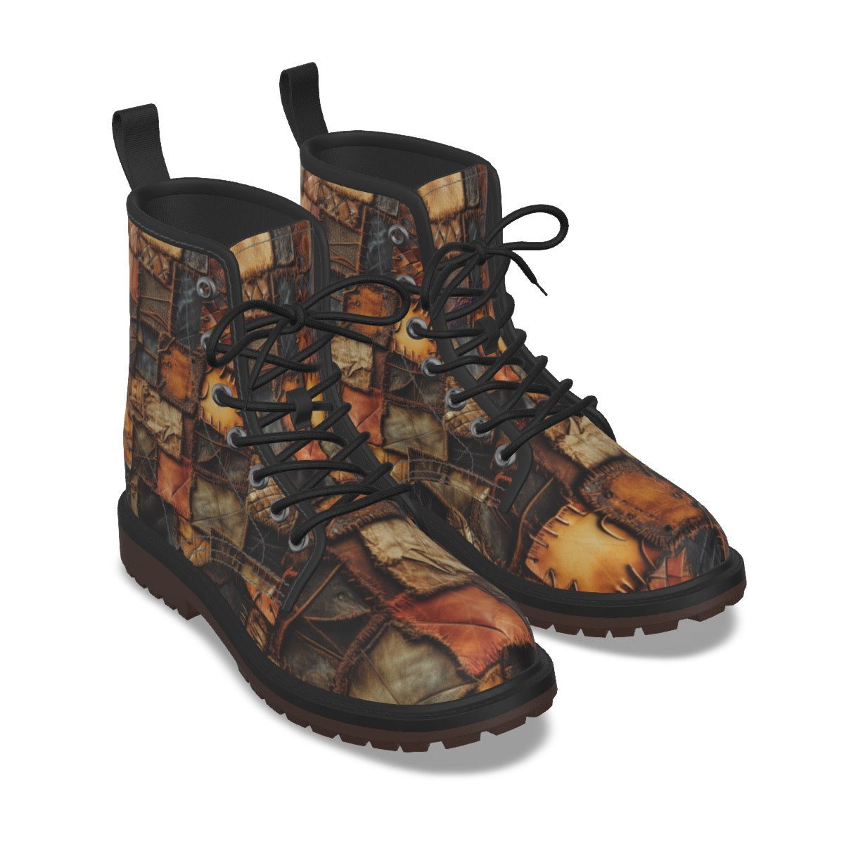 All-Over Print Men's Martin Short Boots