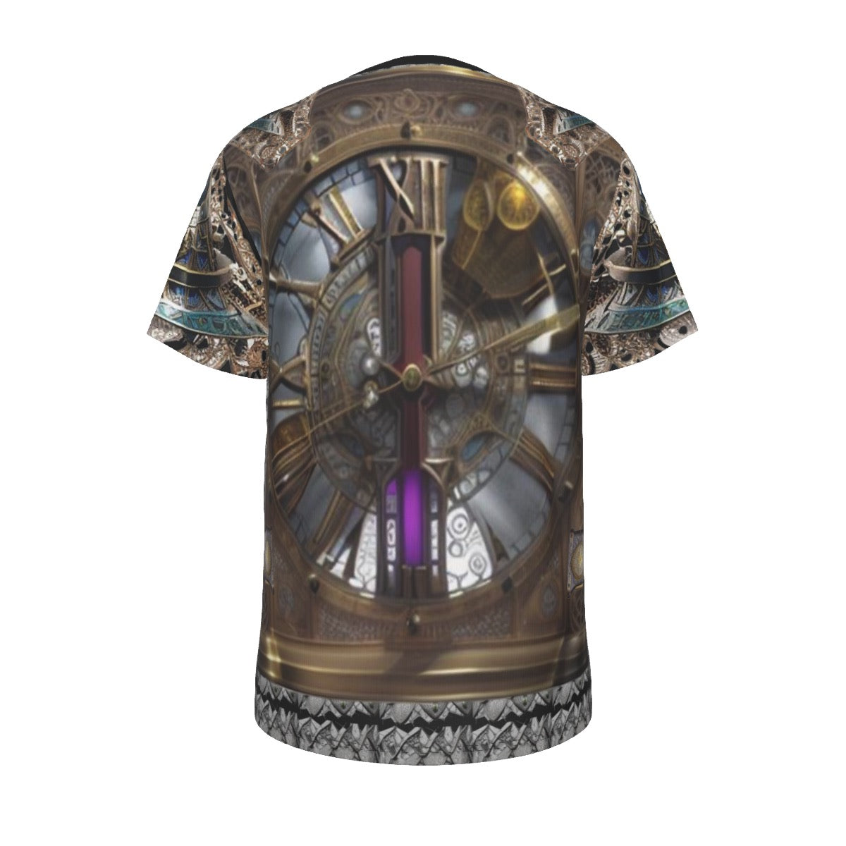 All-Over Print Men's O-Neck Sports T-Shirt