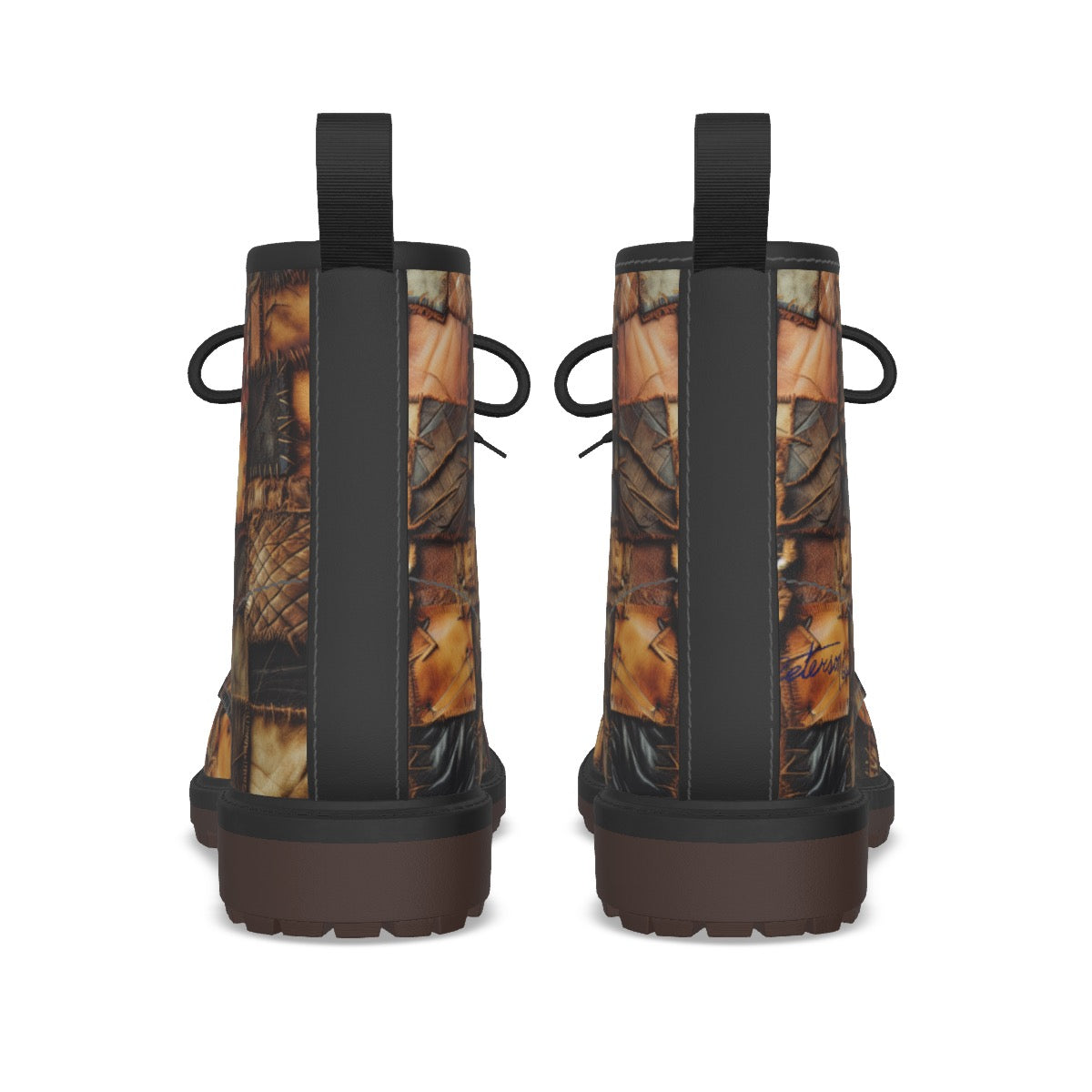 All-Over Print Men's Martin Short Boots