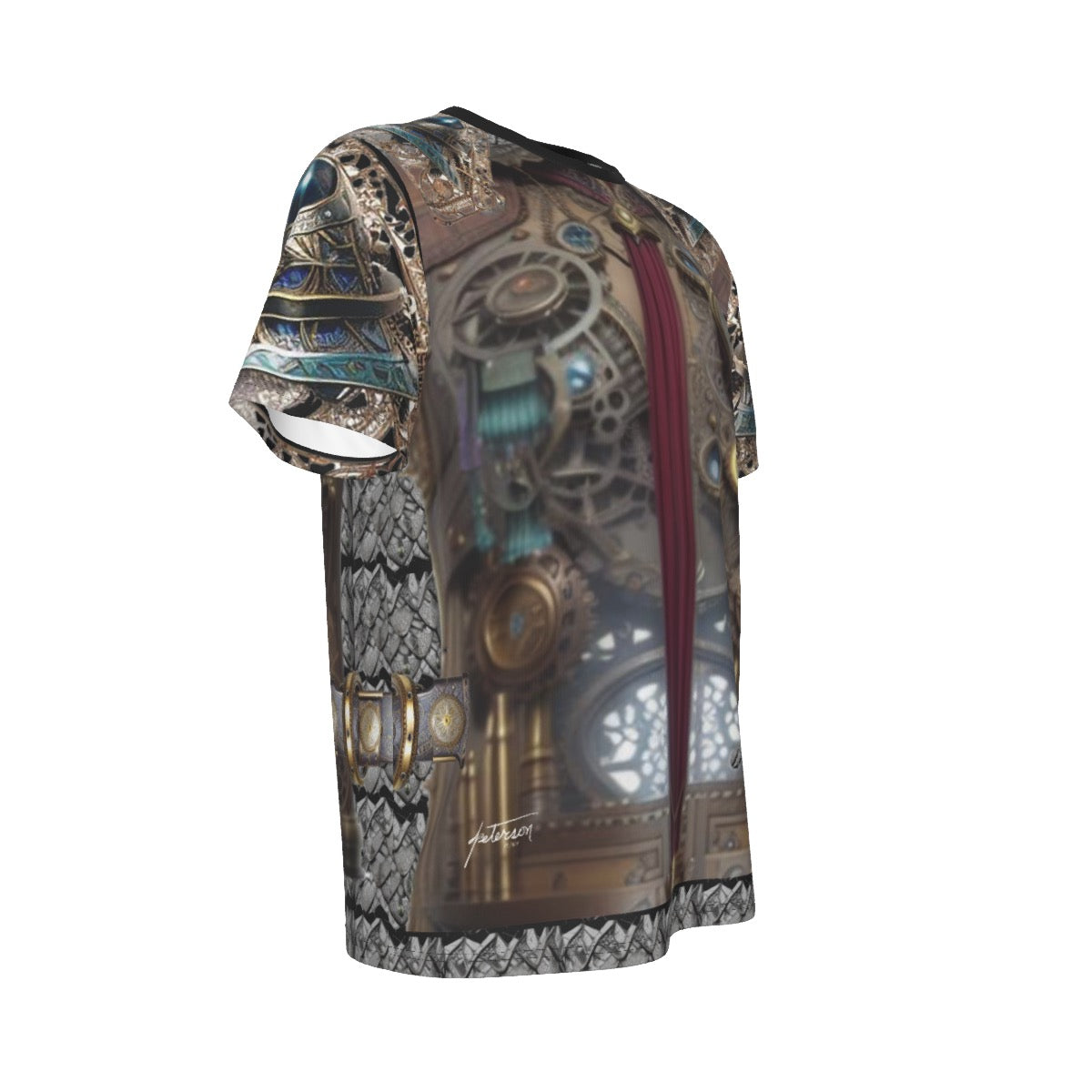 All-Over Print Men's O-Neck Sports T-Shirt