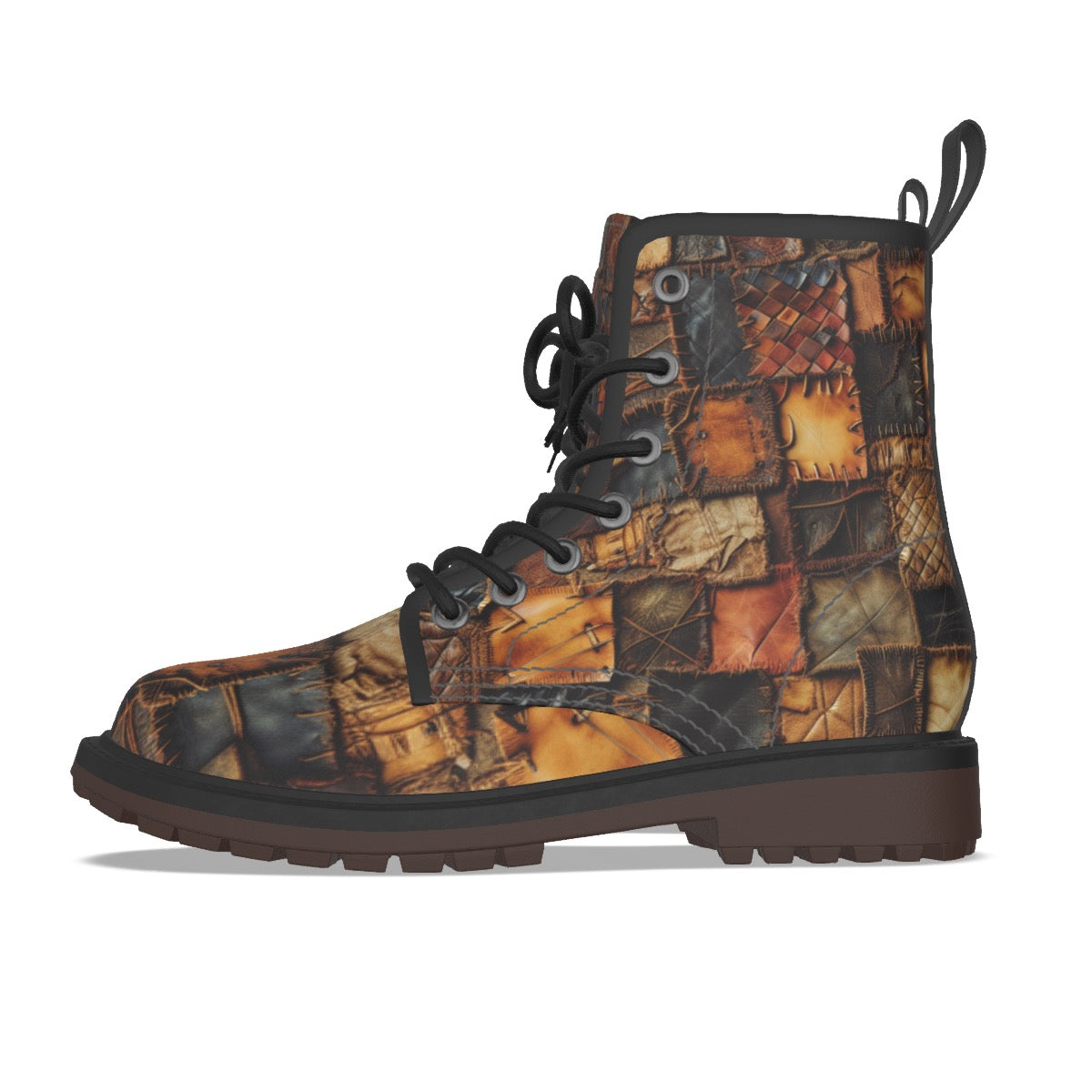 All-Over Print Men's Martin Short Boots
