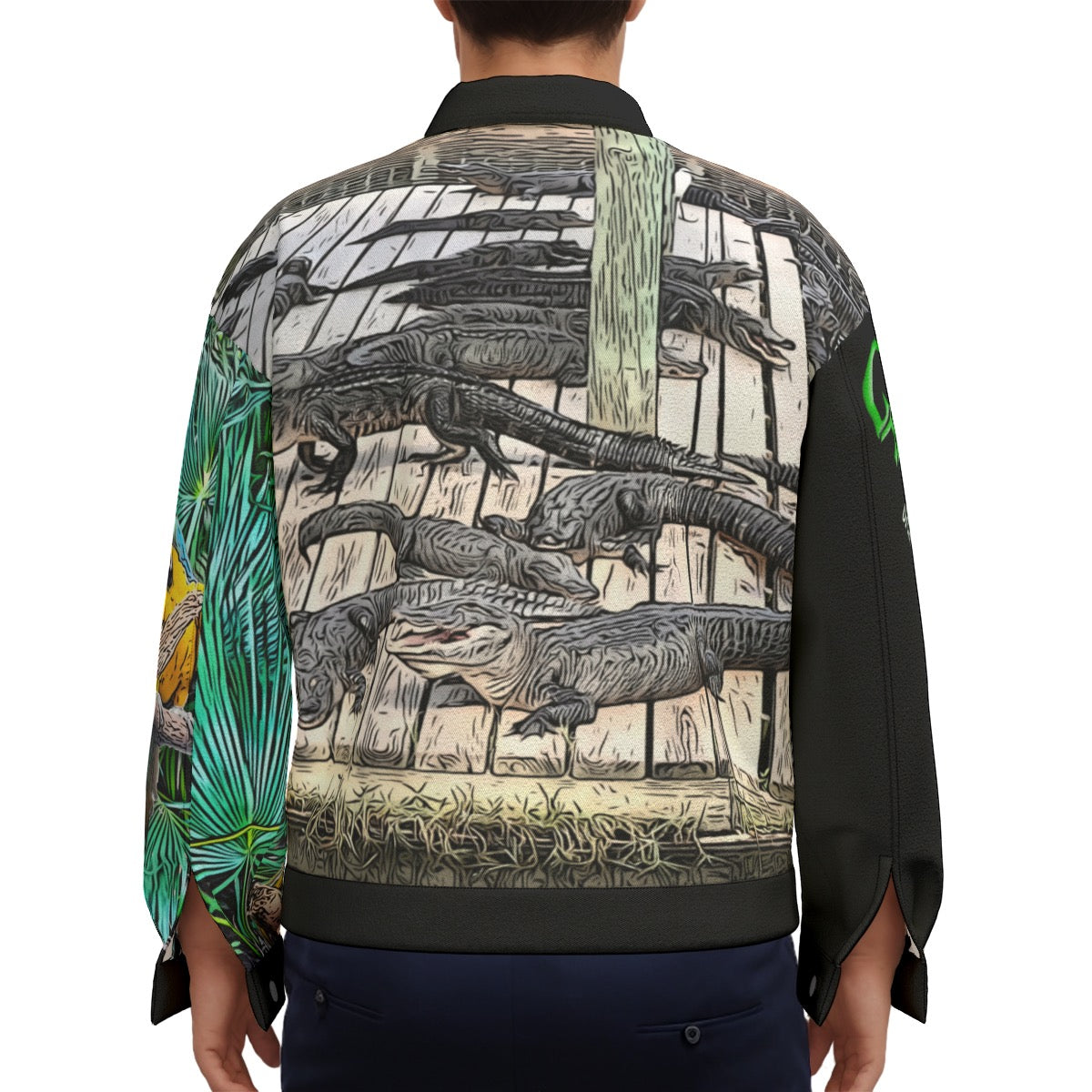 All-Over Print Unisex Lapel Jacket | 245GSM Cotton