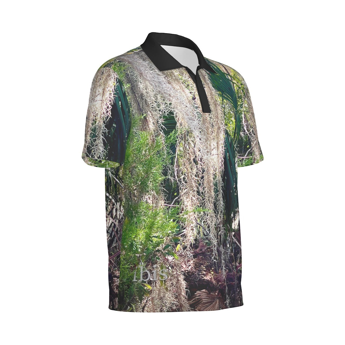 23302 Spanish Oak Moss Polo Collar Jersey