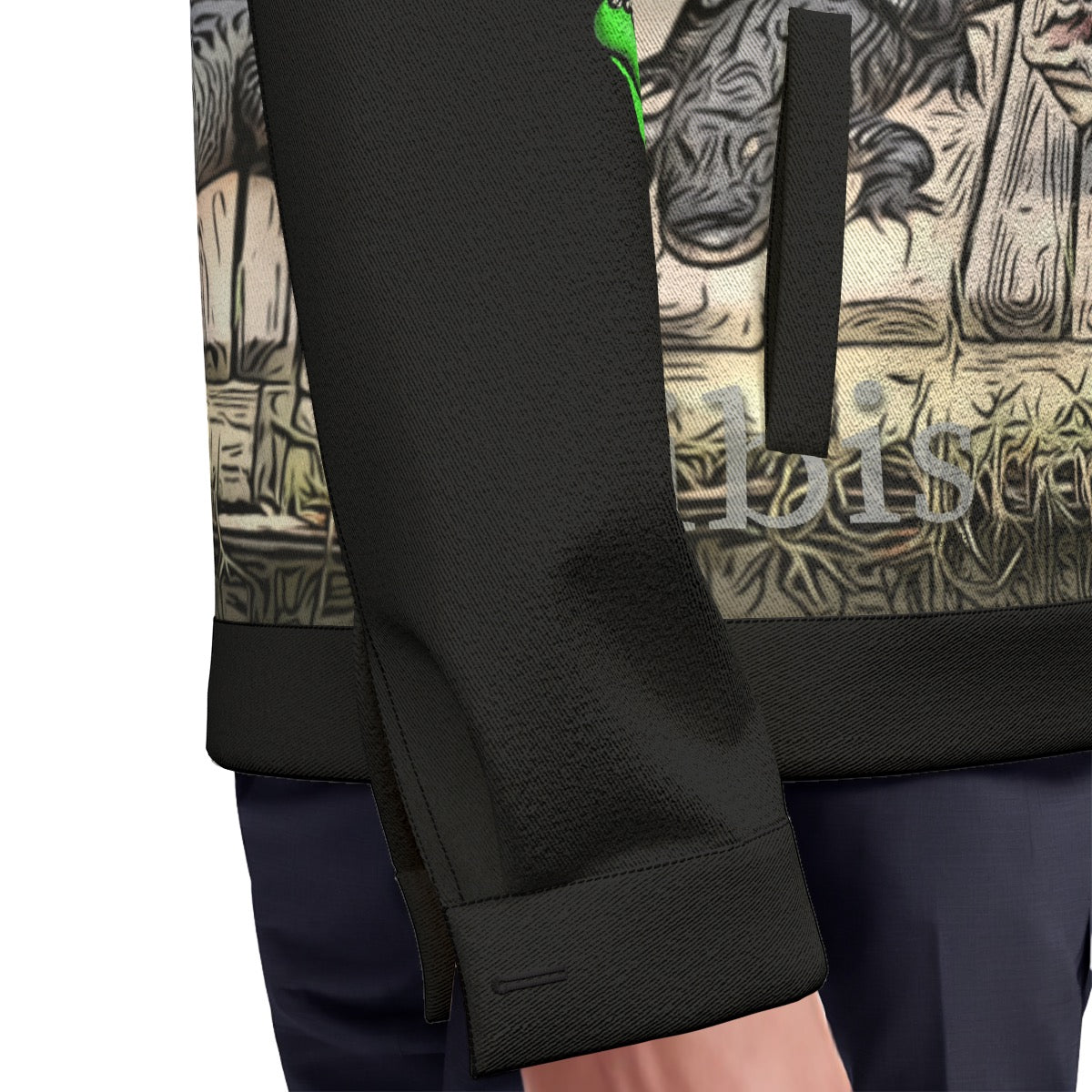 All-Over Print Unisex Lapel Jacket | 245GSM Cotton