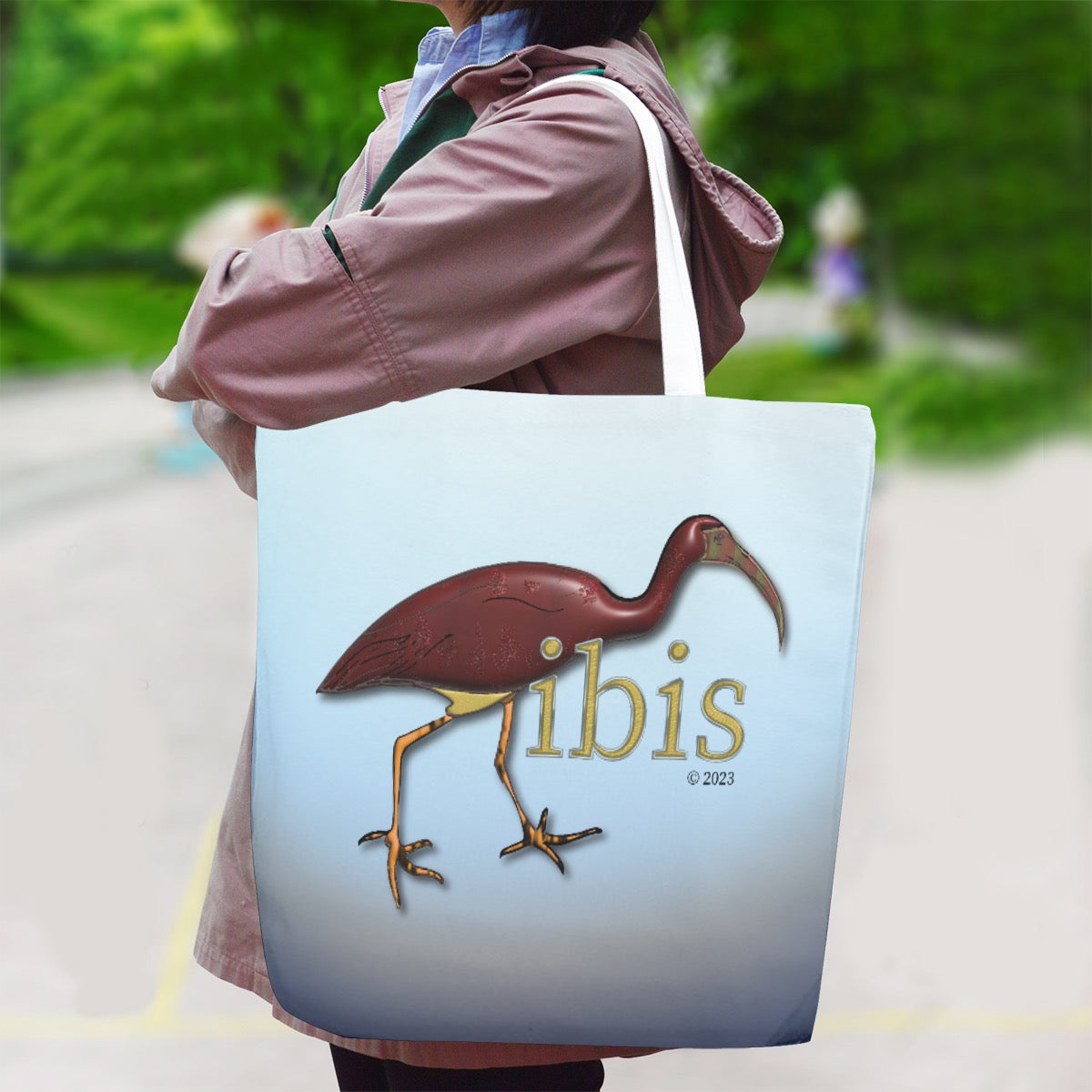 AiB Palm Coast Ibis Canvas Bag 23199