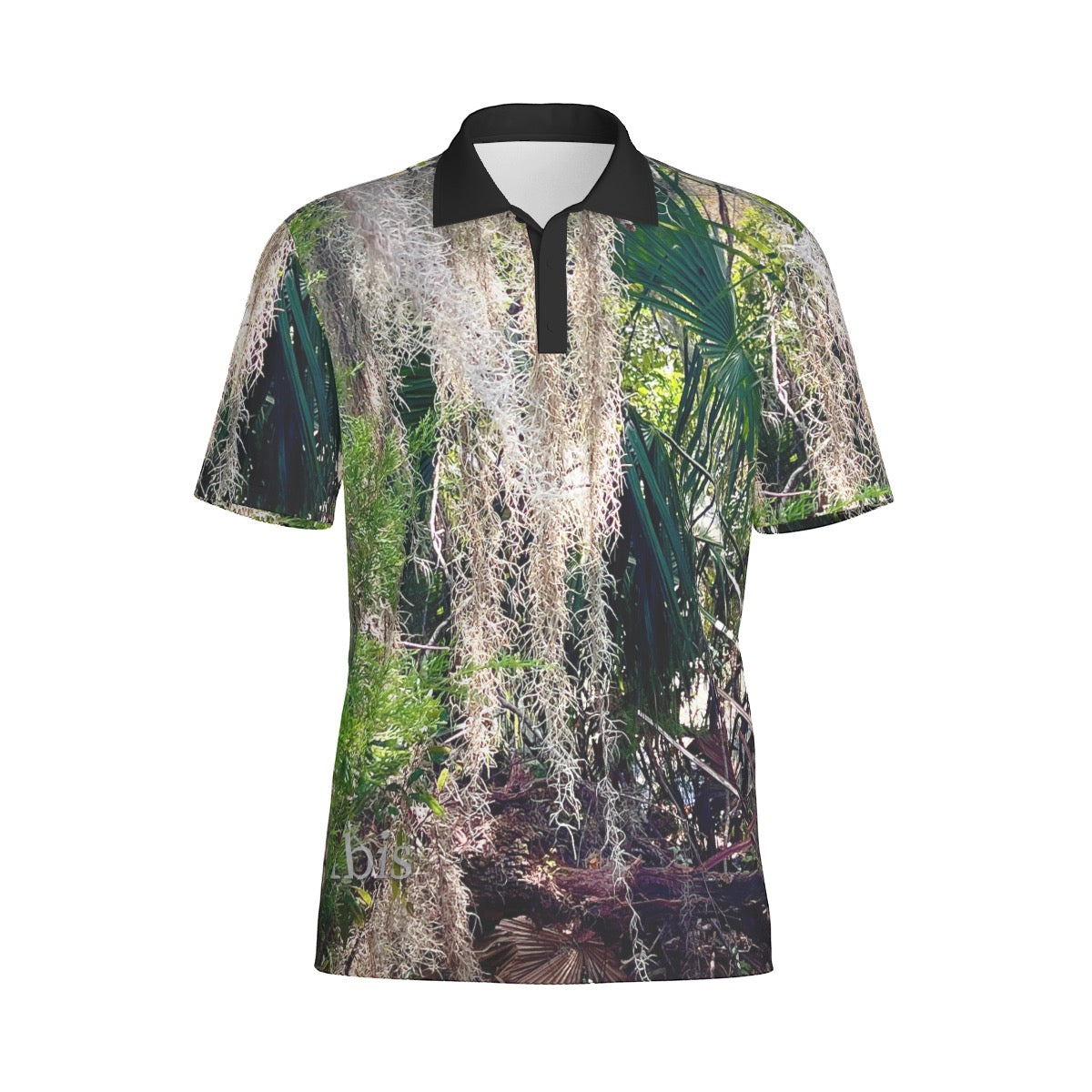 23302 Spanish Oak Moss Polo Collar Jersey