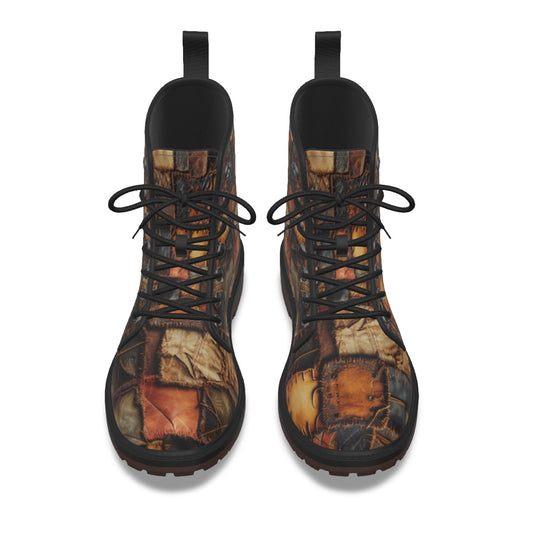 All-Over Print Men's Martin Short Boots
