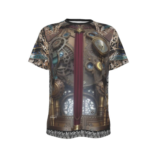 All-Over Print Men's O-Neck Sports T-Shirt
