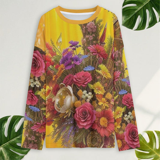 Aiya  Unisex O-neck Mesh T-shirt