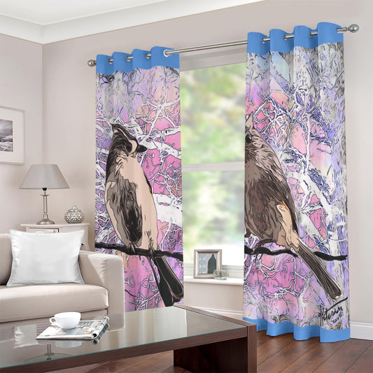 23390 Boston Titmouse Grommet Curtains