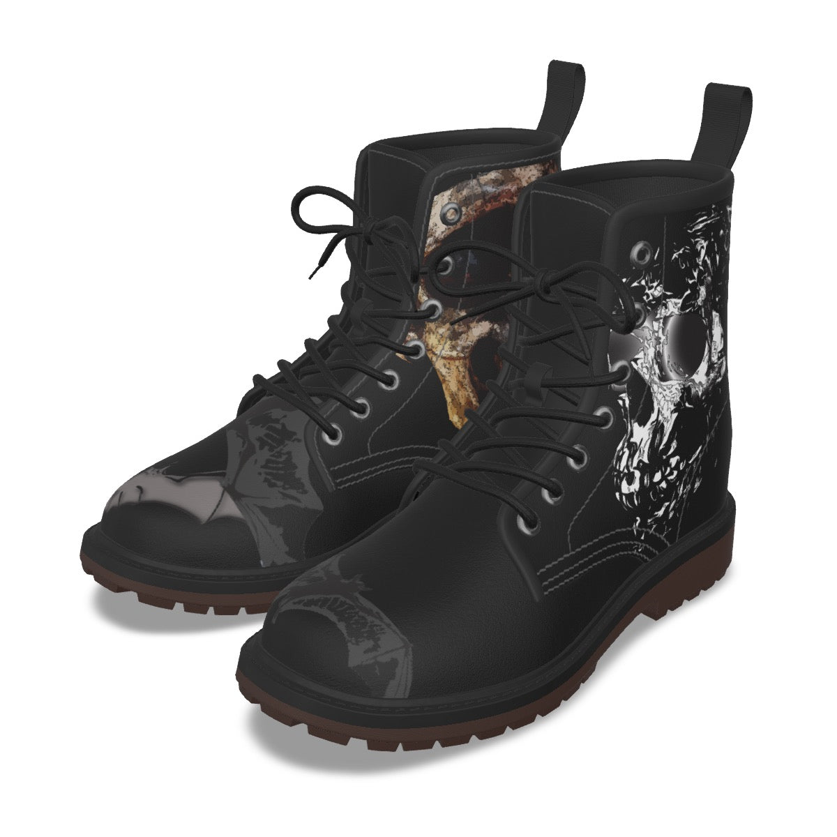 23286 Skull Cathedral Martin Short Boots