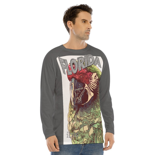 23303 All-Over Print Men's Long Sleeve T-shirt With Raglan Sleeve