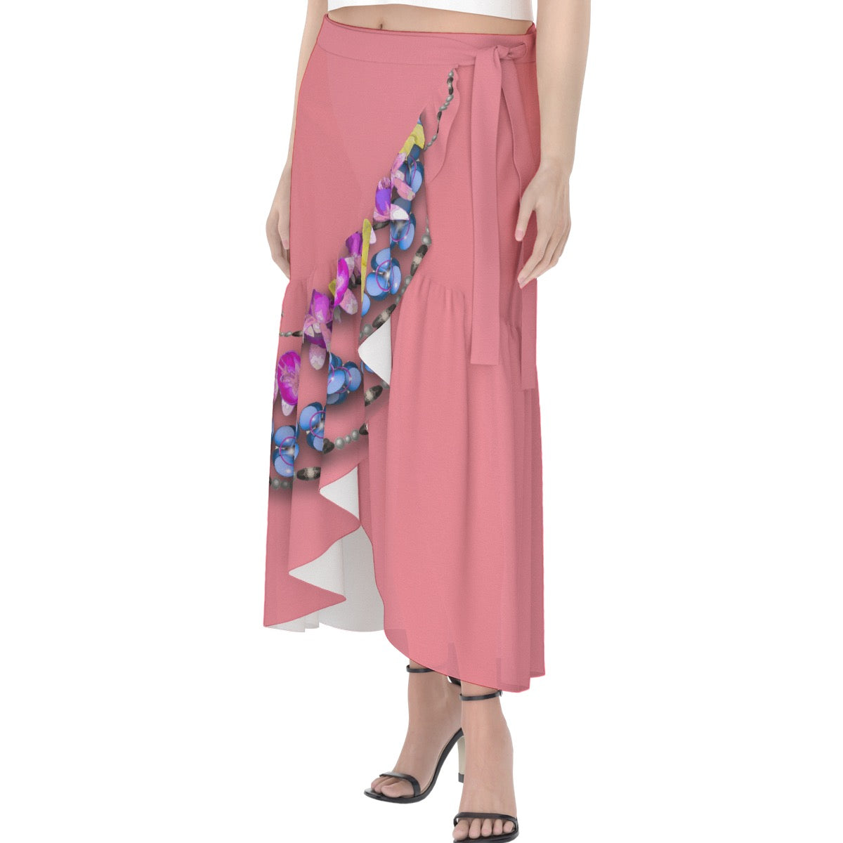 WiB Florida Floral Wrap Skirt 2338